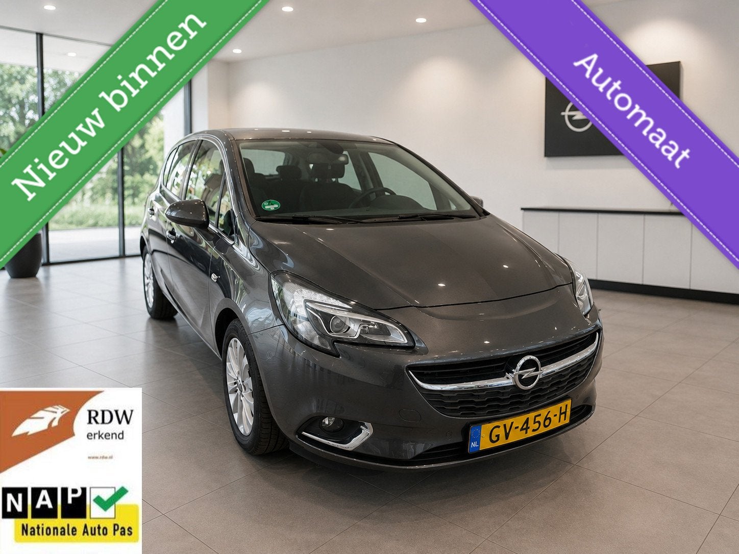 Opel Corsa 1.4 Color Ed. 2015 5DRS AUT Carpl/PDC/Cam/DodeH, Auto's, 1063 kg, Gebruikt, 4 cilinders, 49 €/maand