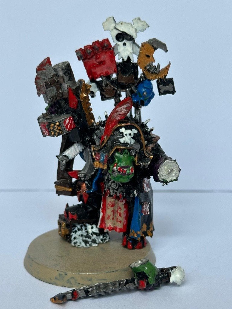 Warhammer 40K Orks Kaptin Badrukk Metaal, Figuurtje(s), Ophalen of Verzenden, Geverfd, Warhammer 40000