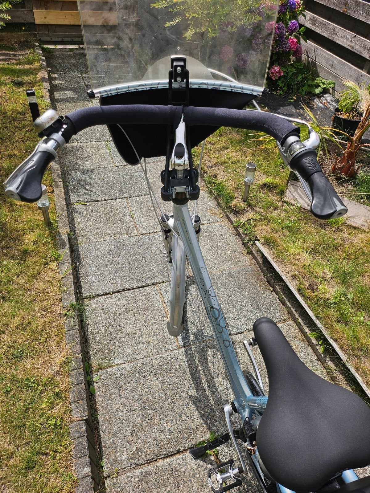 Sparta Amazone Dynamic Damesfiets met Kinderzitje en Tassen, Ophalen