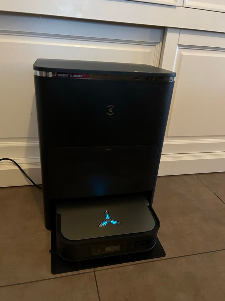 Ecovacs Deebot X2 Omni Robotstofzuiger - Zo goed als nieuw, Witgoed en Apparatuur, Ophalen of Verzenden, Zo goed als nieuw, Stofzak