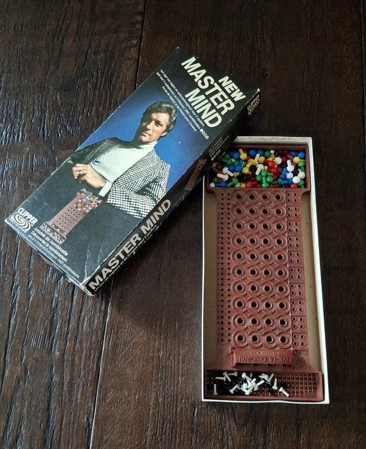 Mastermind spel - Clipper - Nette gebruikte staat, Een of twee spelers, Ophalen of Verzenden, Gebruikt, Clipper
