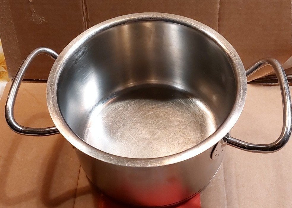 rvs fissler 16 cm kookpan   voor gas  zonder deksel, Gebruikt, Ophalen of Verzenden, Fissler, Rvs
