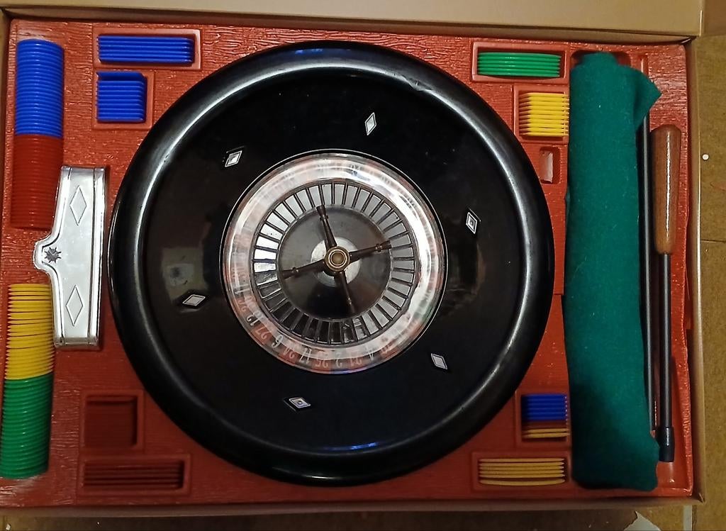 Vintage Roulette Nevada Spel - Made in Italy, Vijf spelers of meer, Ophalen of Verzenden, Zo goed als nieuw, Nevada