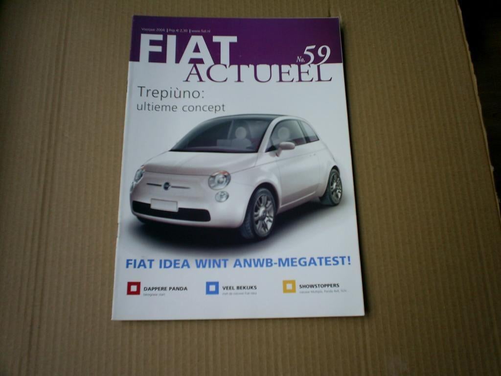 Fiat Actueel Alle Modellen o.a. Panda 4 x 4 / Idea, Verzenden, Zo goed als nieuw, Overige merken