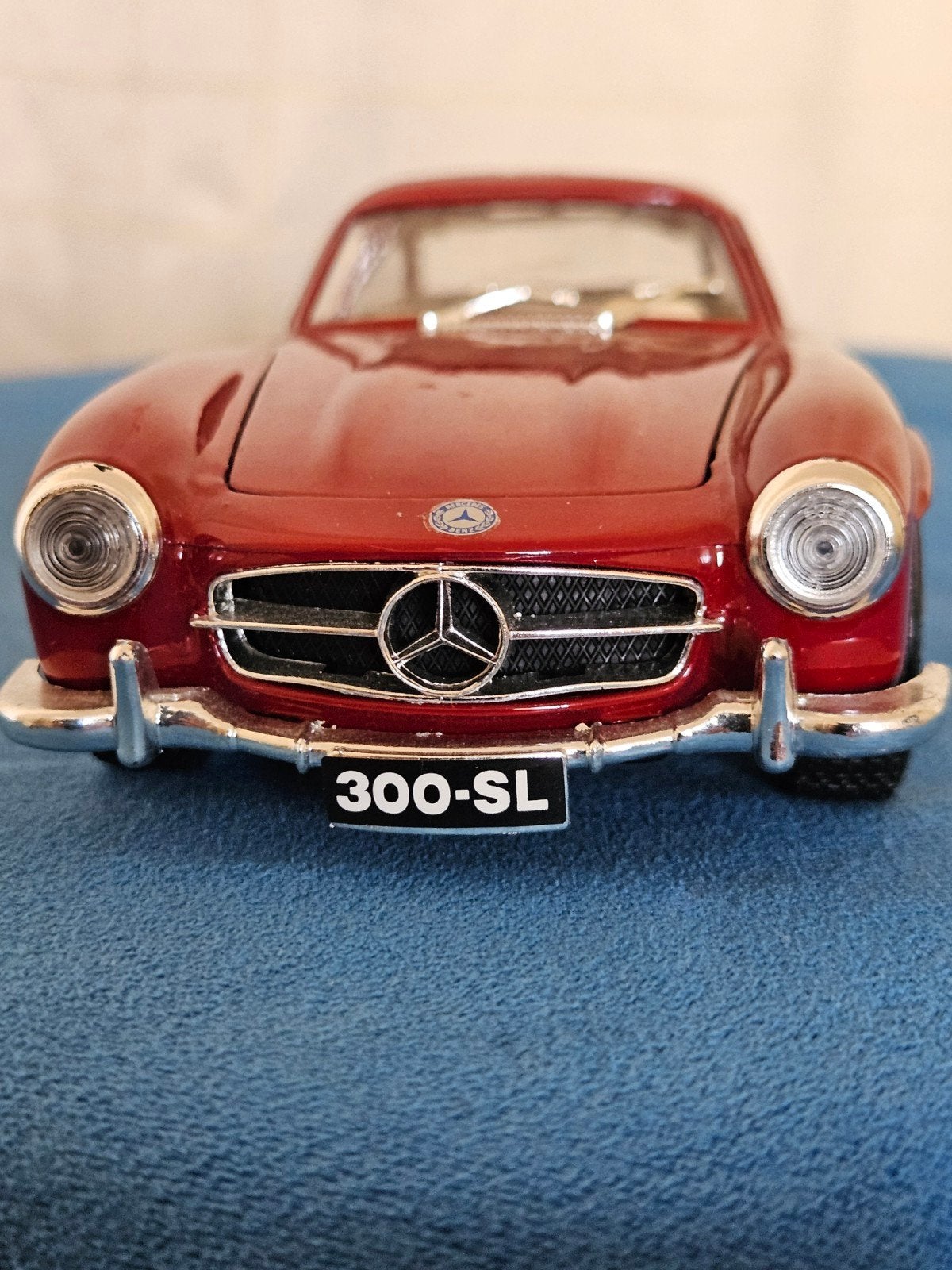Mercedes-Benz 300 SL Schaalmodel Rood, Ophalen, Zo goed als nieuw, Auto