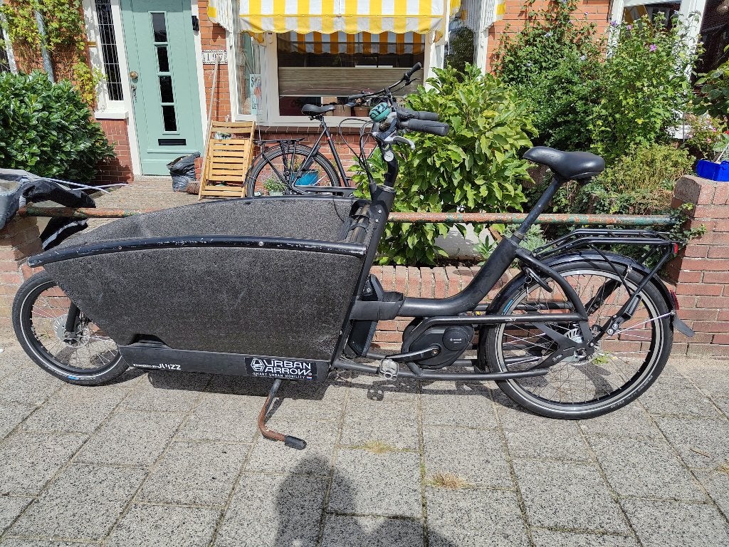 Urban Arrow Family bakfiets zwart, Fietsen en Brommers, Ophalen, Gebruikt, Urban Arrow