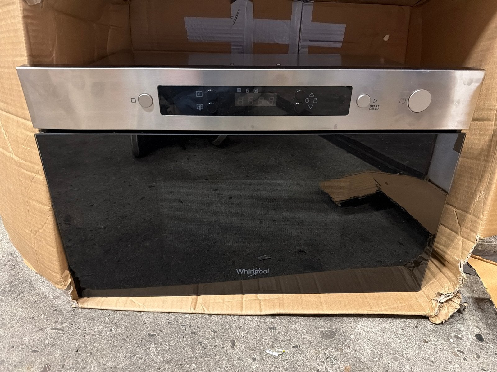 Whirlpool inbouw combimagnetron - defect, voor onderdelen, Ophalen, Combimagnetron, Inbouw, Nvt