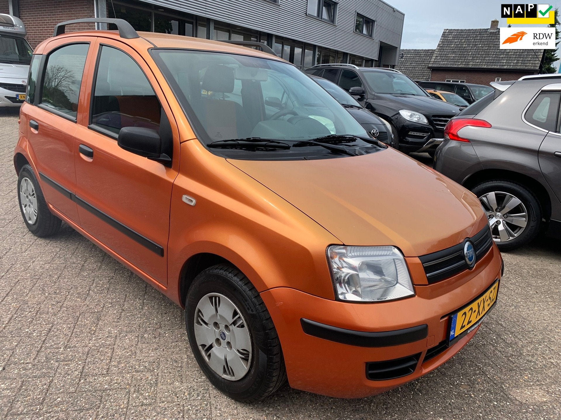 Fiat Panda 1.2 Dynamic 2007 € 1450.- 1 JR. APK ,ZO MEE, Voorwielaandrijving, Stof, Origineel Nederlands, Bedrijf