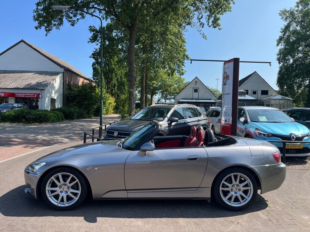 Honda S2000 2.0I VTEC 241PK NL-AUTO / LEDER / AIRCO / ELEK., Auto's, Honda, Achterwielaandrijving, Gebruikt, 4 cilinders, Cabriolet