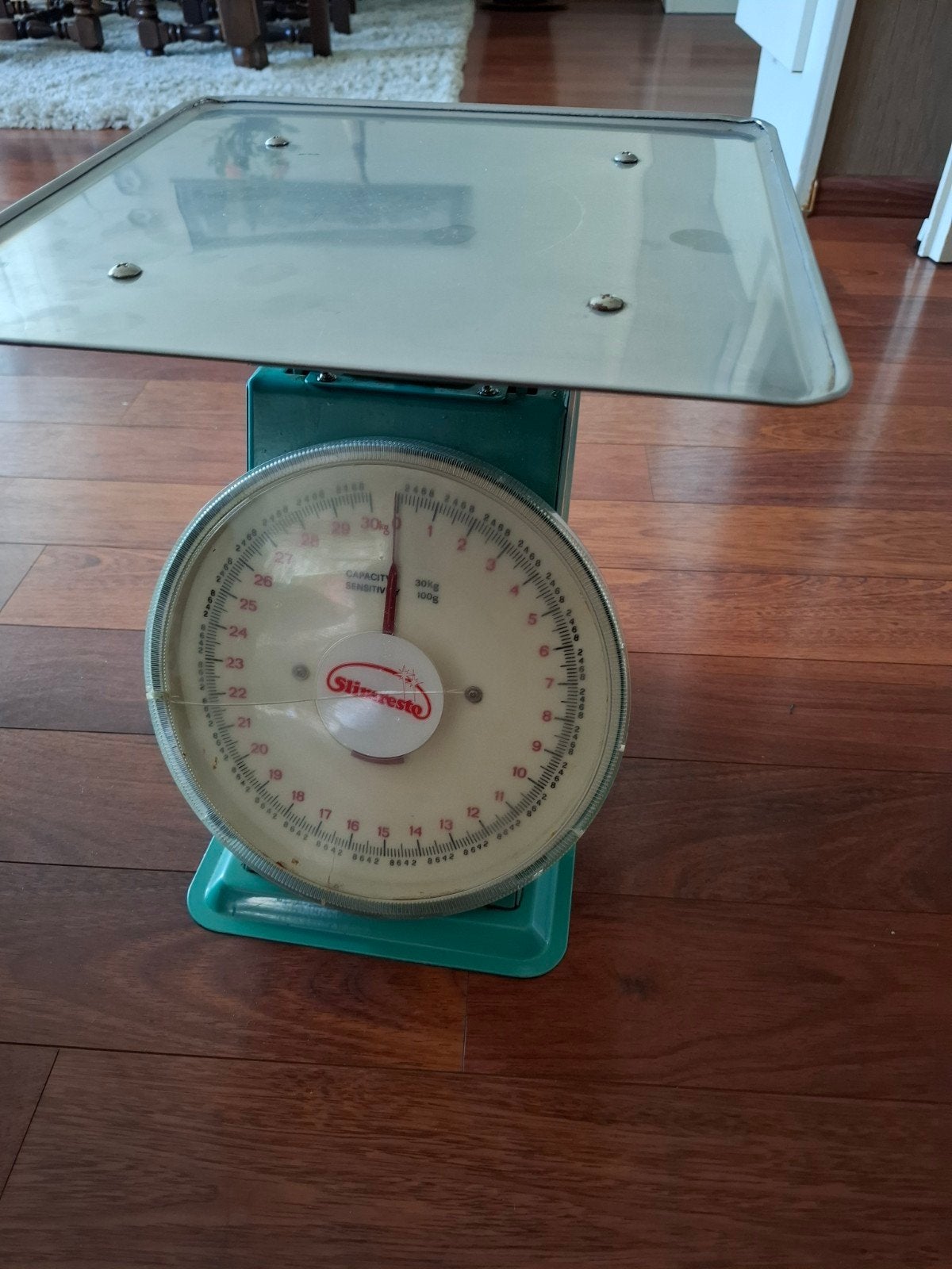 Weegschaal slimresto., Witgoed en Apparatuur, Weegschalen, Ophalen, Gebruikt, Keukenweegschaal, 10 tot 50 kg