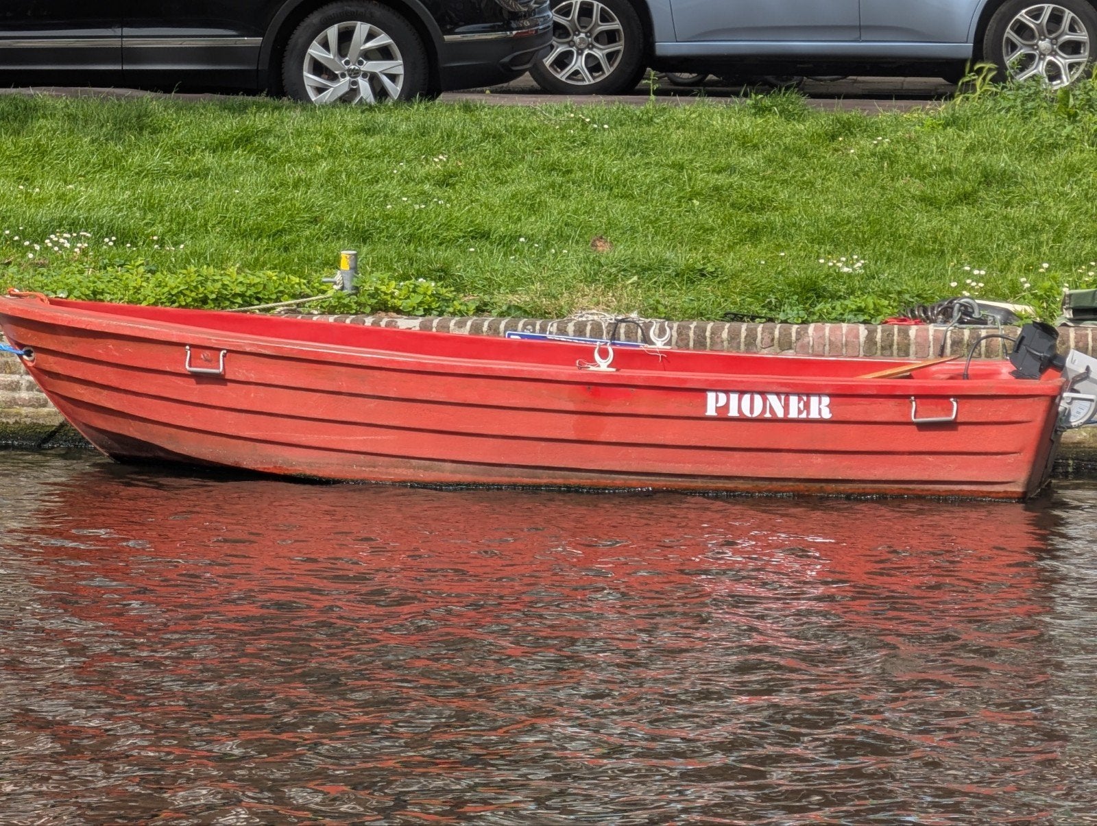 Oersterke Rode Polyethyleen Pioner 13 - Onderhoudsvrij, Watersport en Boten, Ophalen, Gebruikt, Kunststof
