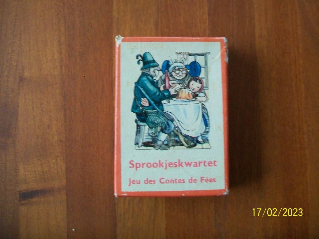 Sprookjes Kwartet ( Jeu des Contes de Fées), Verzamelen, Speelkaarten, Jokers en Kwartetten, Verzenden, Gebruikt, Kwartet(ten)