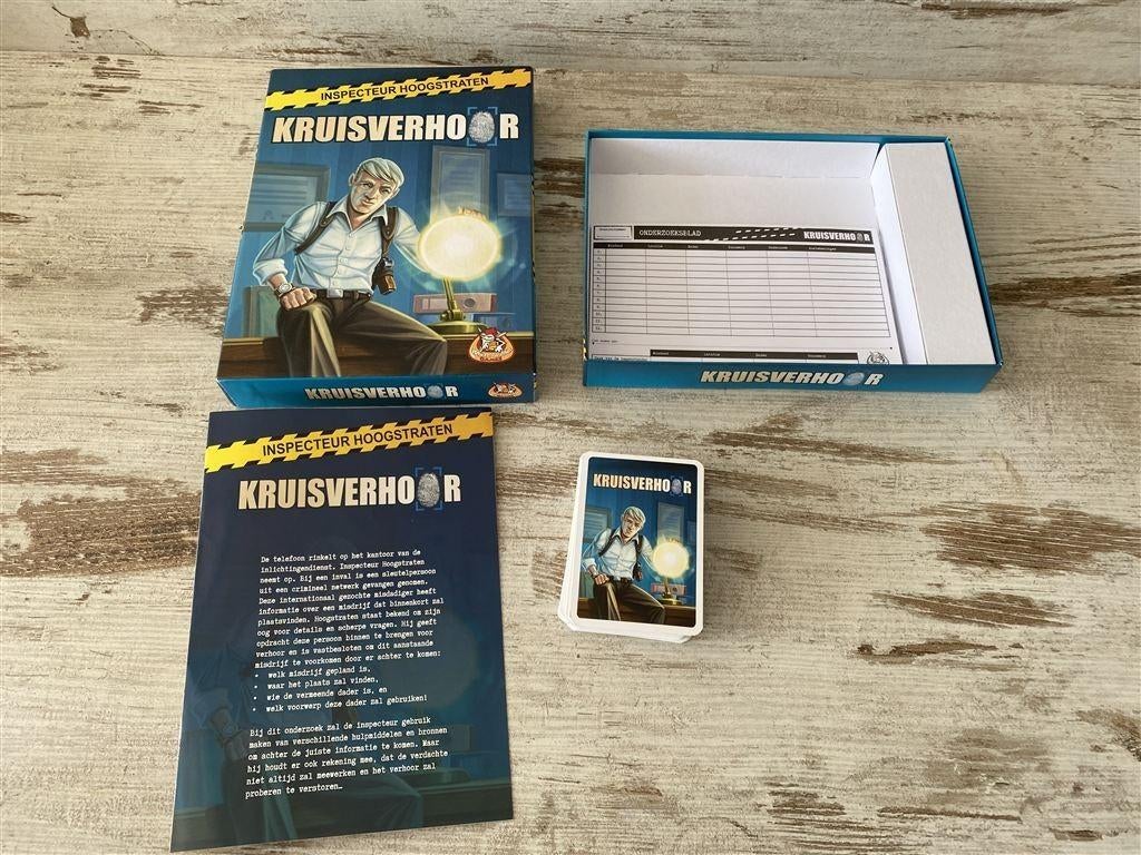 Kruisverhoor white goblin games [s766], Hobby en Vrije tijd, Gezelschapsspellen | Bordspellen, Zo goed als nieuw, Verzenden