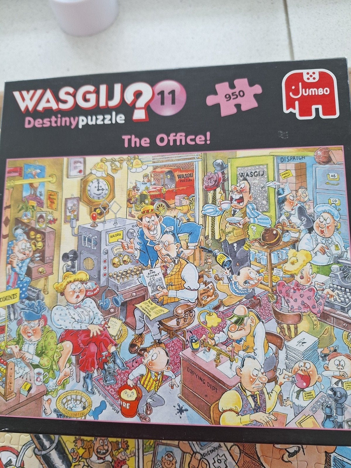 WasGij puzzel Destiny's 11 "Het Kantoor", Ophalen, 500 t/m 1500 stukjes, Zo goed als nieuw