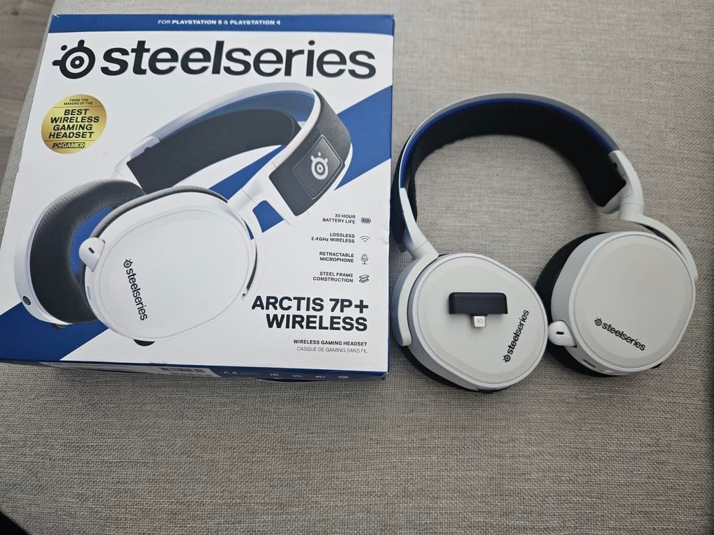 SteelSeries Arctis 7P+ Wireless Gaming Headset, Overige merken, Gebruikt, Ophalen of Verzenden, Over oor (circumaural)