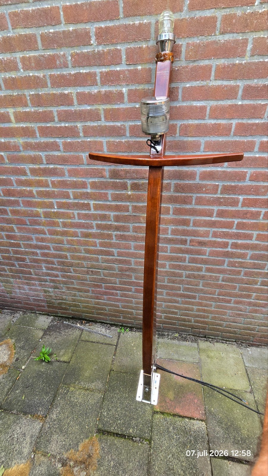 Siermast hout, Watersport en Boten, Accessoires en Onderhoud, Ophalen