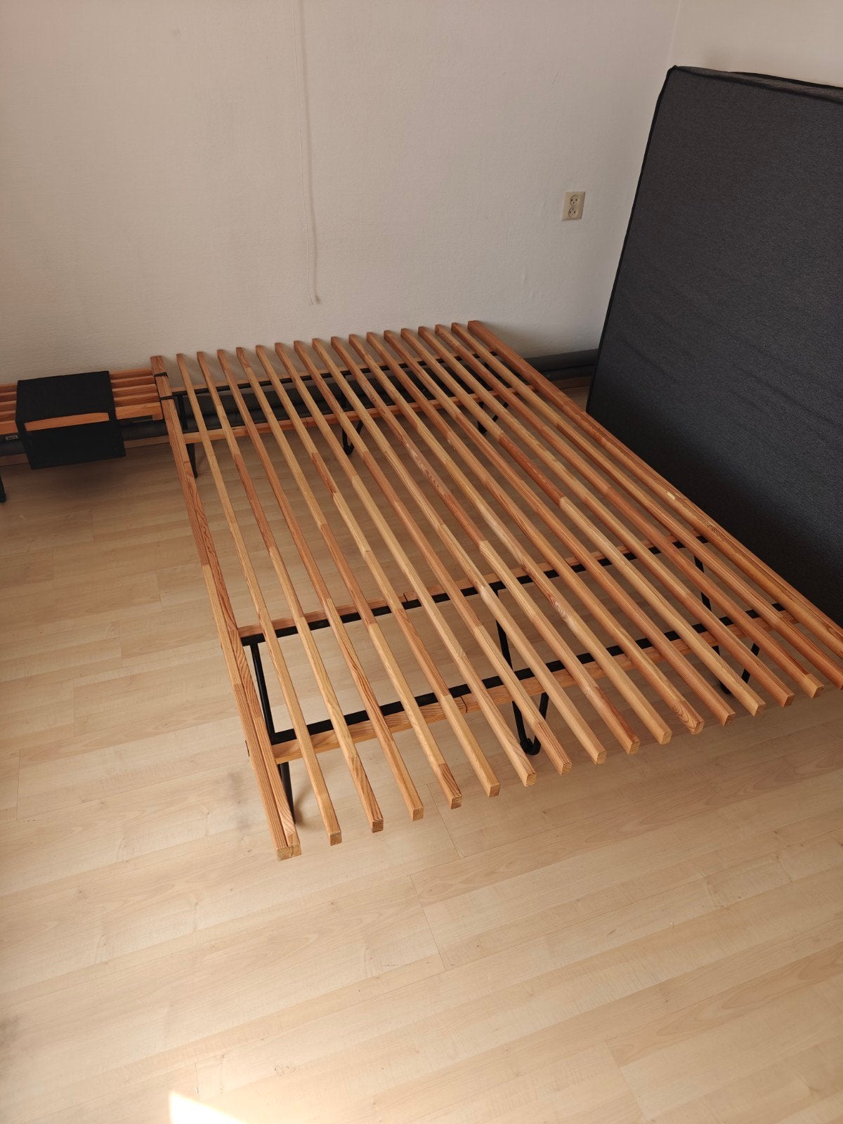 Prima bed Ikea Bodo met matras en topper 120x200, Ophalen of Verzenden, Zo goed als nieuw, Eenpersoons, 120 cm