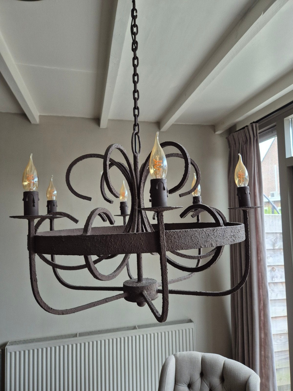 Hoffz lamp Bliz 6 arms, Huis en Inrichting, Ophalen, Zo goed als nieuw