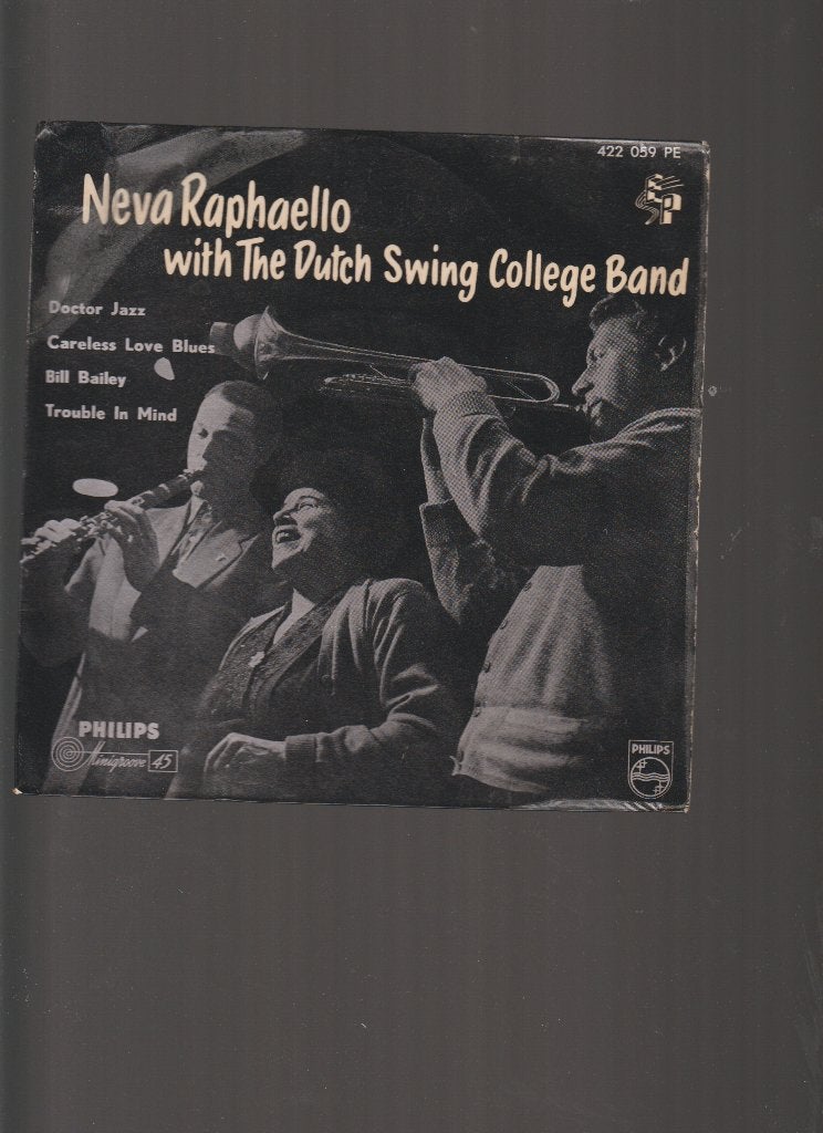 VINYL EP // NEVA RAPHAELLO & THE DUTCH SWING COLLEGE BAND, Verzenden, 7 inch, Fotohoes, Zo goed als nieuw