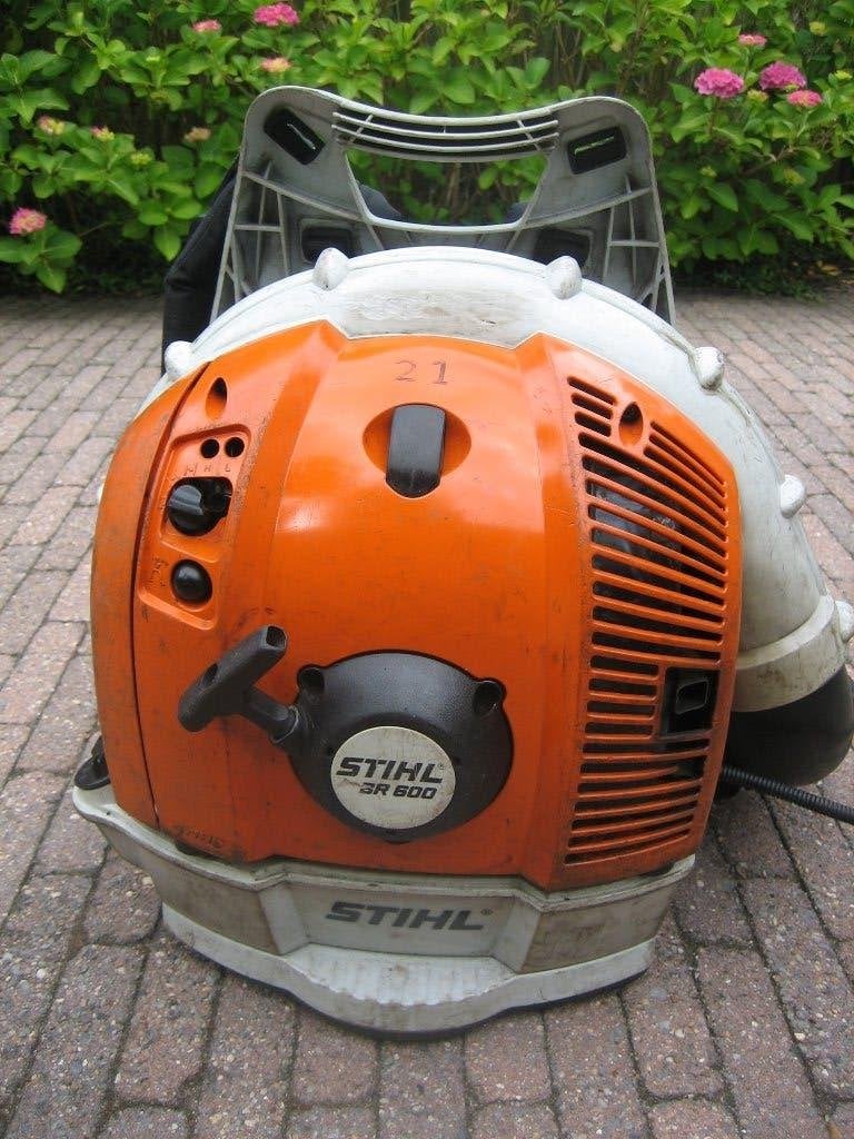 Stihl BR600 Bladblazer Ruggedragen Benzine 4-MIX, Tuin en Terras, Ophalen, Benzine, Gebruikt, Ruggedragen