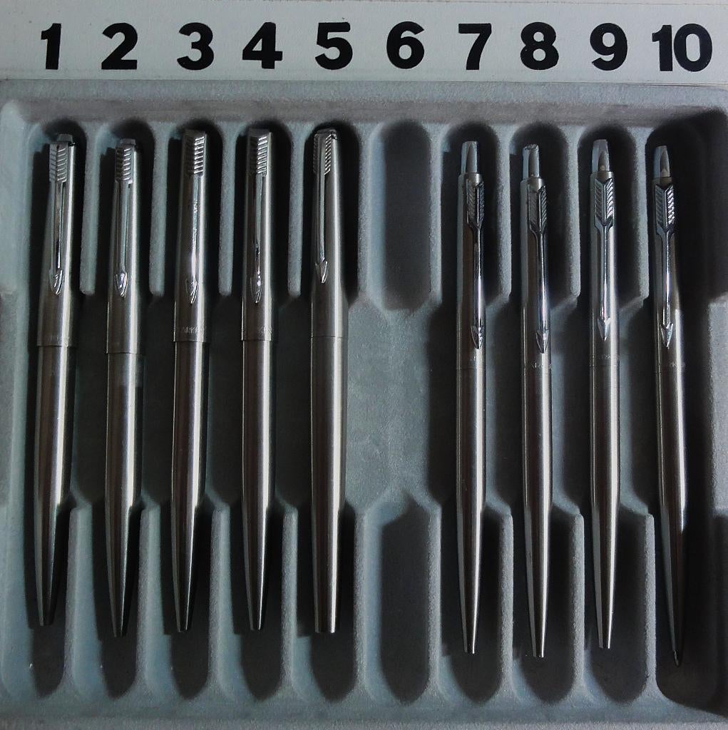 DIVERSE PARKERS GEEN GRAVURES PER PARKER VAN-AF, Ophalen of Verzenden, Gebruikt, Balpen, Parker