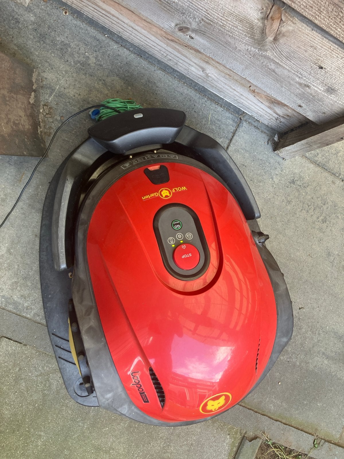 Wolf-Garten Loopo S500 Robotmaaier met 160m draad, Cirkelmaaier, Gebruikt, Minder dan 30 cm, Accu-grasmaaier