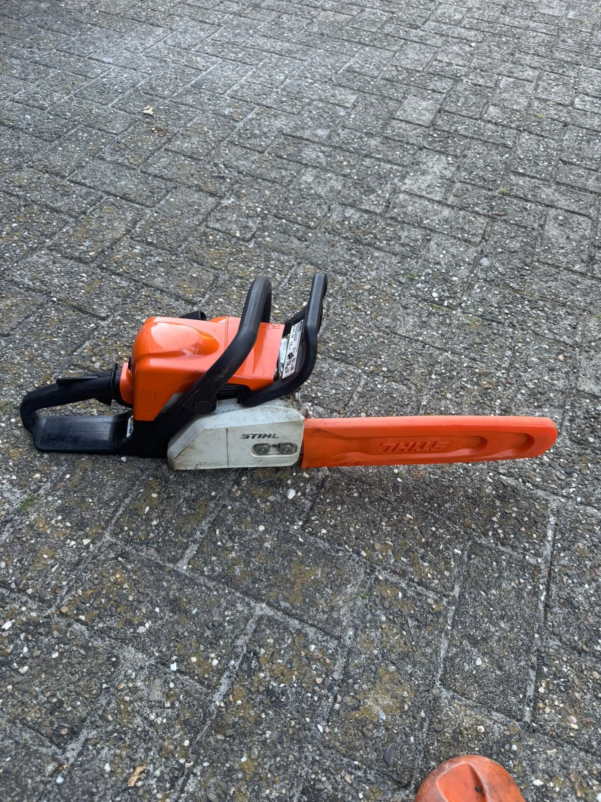 stihl kettingzaag, Ophalen, Gebruikt