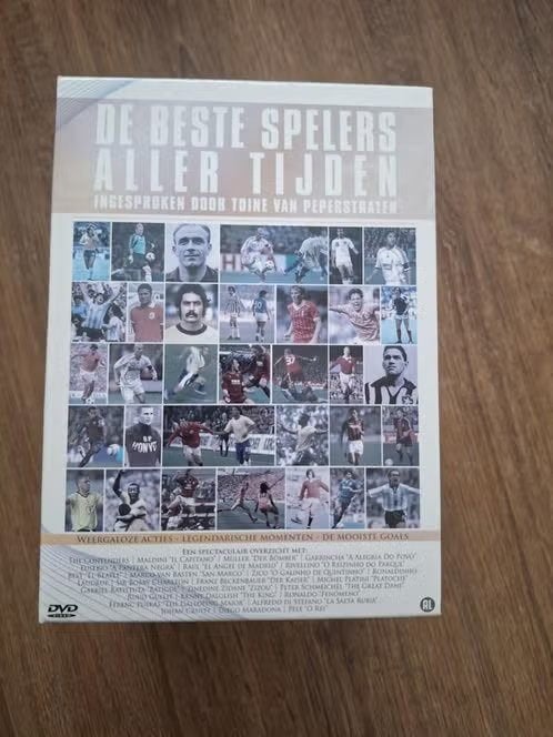 De Beste Spelers Aller Tijden (10 DVD-Box), Ophalen of Verzenden, Zo goed als nieuw, Voetbal, Documentaire
