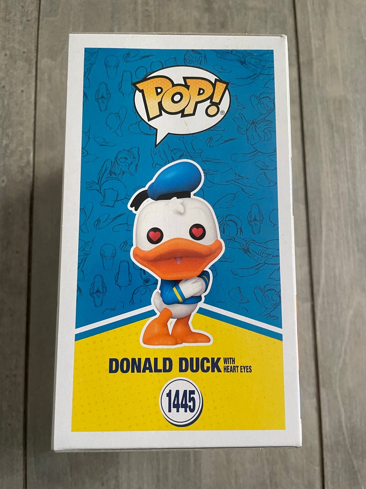 Donald Duck Funko Pop 1445 With Heart Eyes Disney 90 Jaar, Ophalen, Nieuw