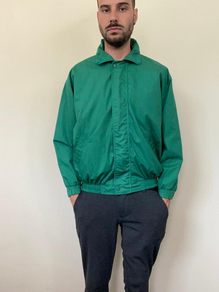 Vintage jas - jacket - groen - jaren 80/90 - S/M, Hgv, Hgv, Ophalen of Verzenden, Gedragen
