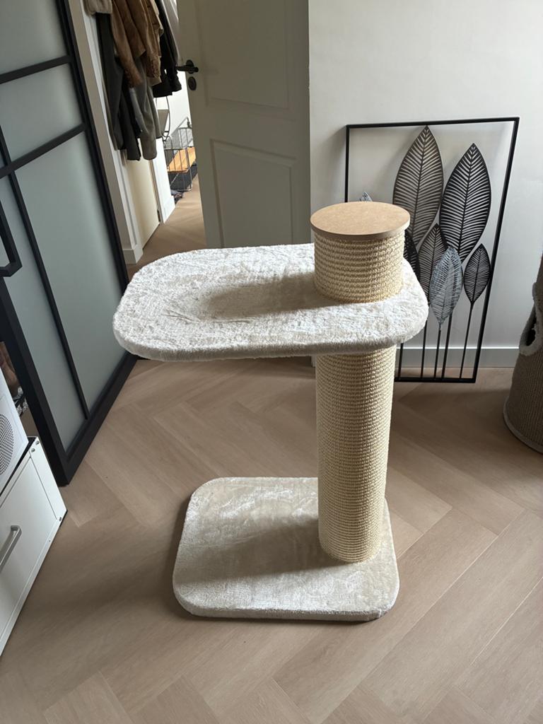 Luxe Design Krabpaal / Kattenmeubel – Beige/Crème nieuw!, Dieren en Toebehoren, Ophalen, Nieuw, Krabpaal