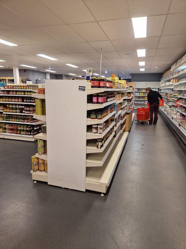 Winkelstellingen supermarkt winkel stelling dubbele en wand, Ophalen