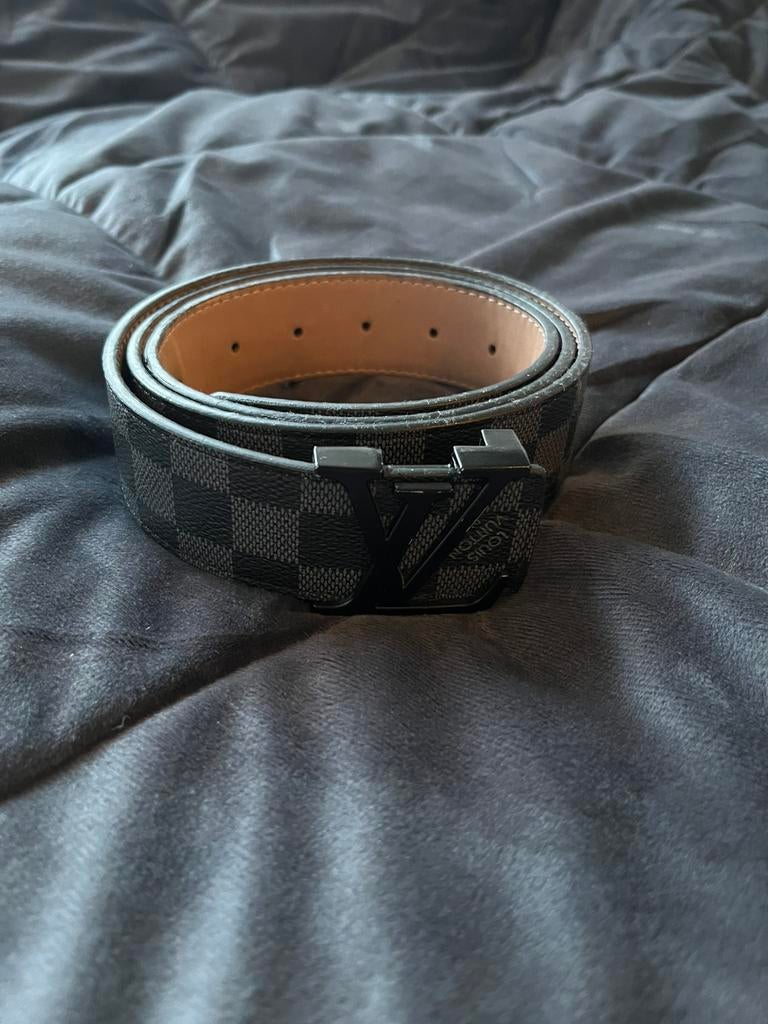 Louis vouitton riem heren, Ophalen of Verzenden, Zo goed als nieuw, Zwart, 115 cm of meer
