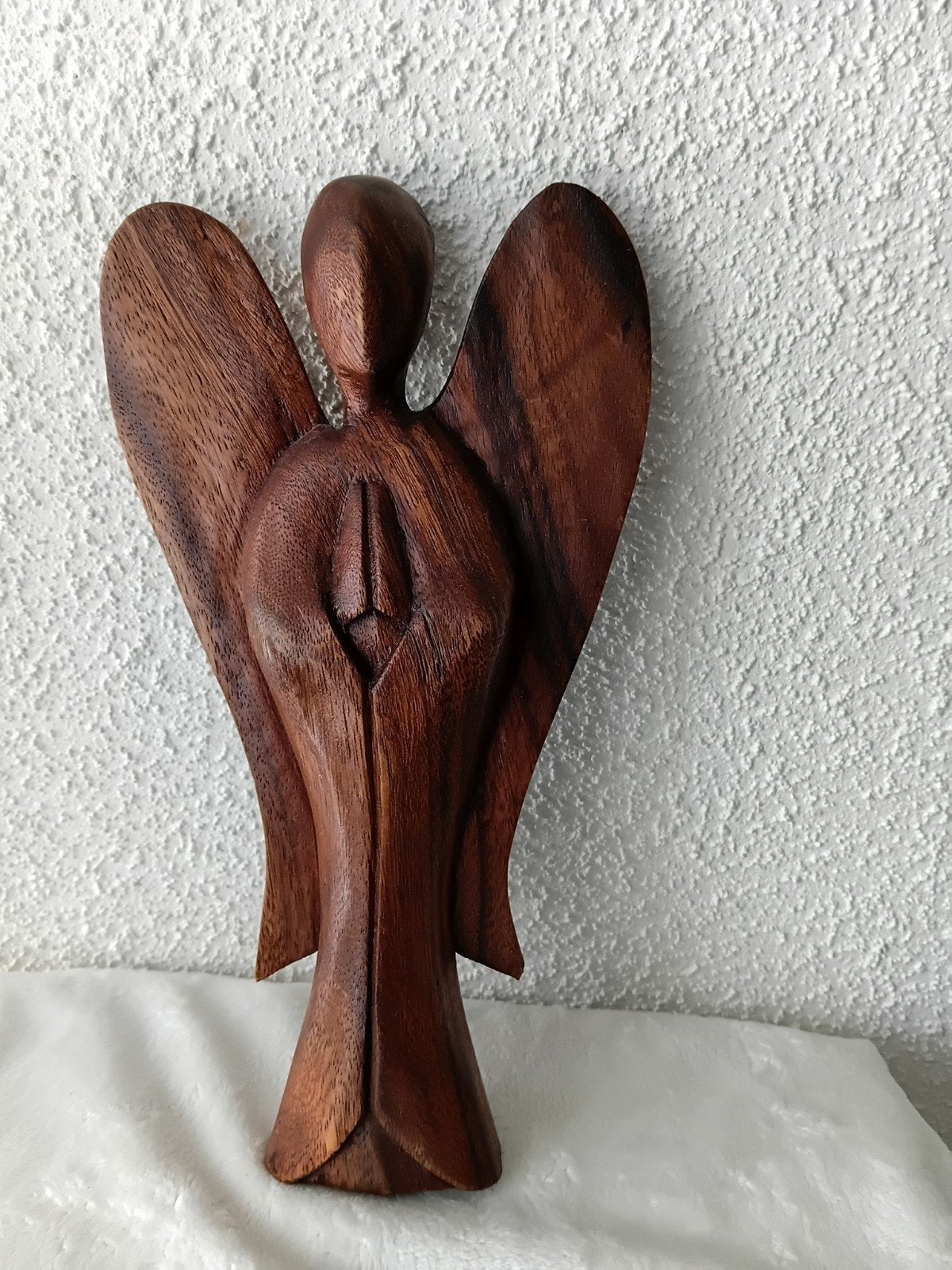 Houten Engel *Beeld - 25 cm, Antiek en Kunst, Ophalen of Verzenden