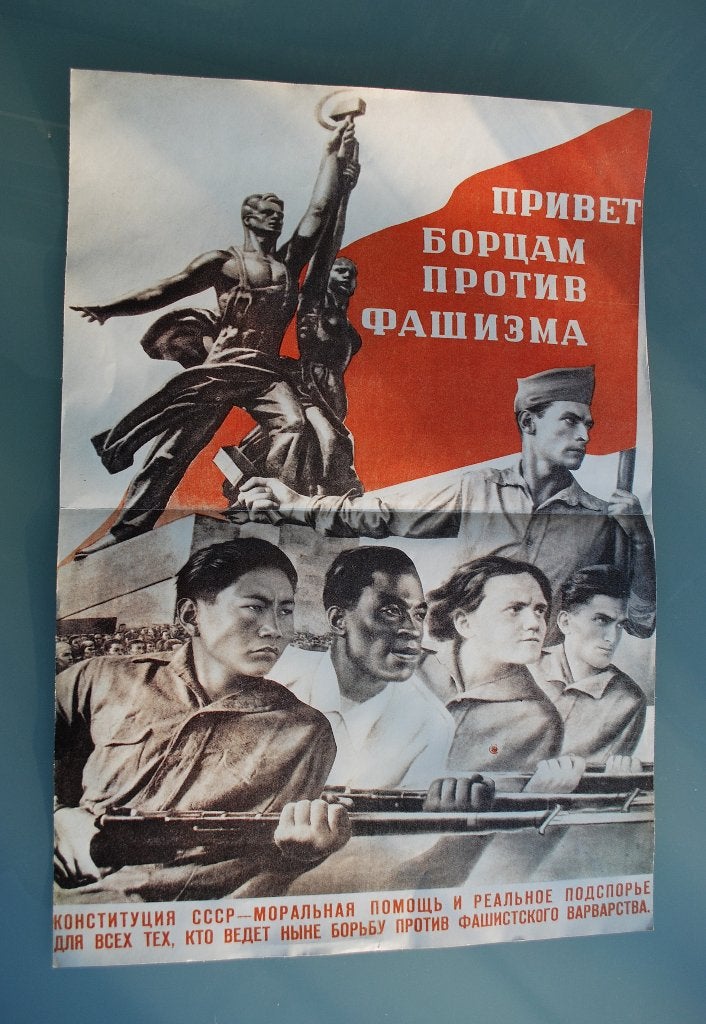 Strijders tegen het fascisme DDR Poster Victor Koreckij, Ophalen of Verzenden