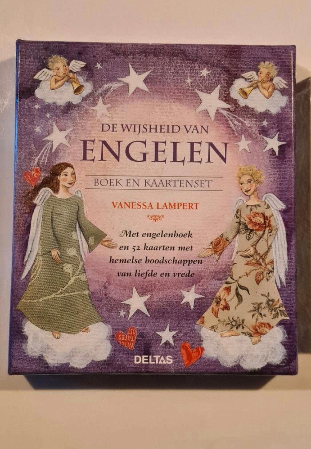 Nieuw; 52 Engelenkaarten + boek. Wijsheid van de engelen., Boeken, Ophalen of Verzenden, Zo goed als nieuw, Tarot of Kaarten leggen