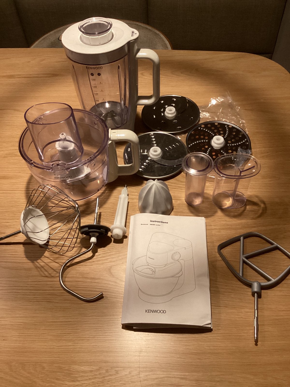 Kenwood KM260 series accessoires, 4 liter of meer, Ophalen of Verzenden, Gebruikt, 1 snelheid