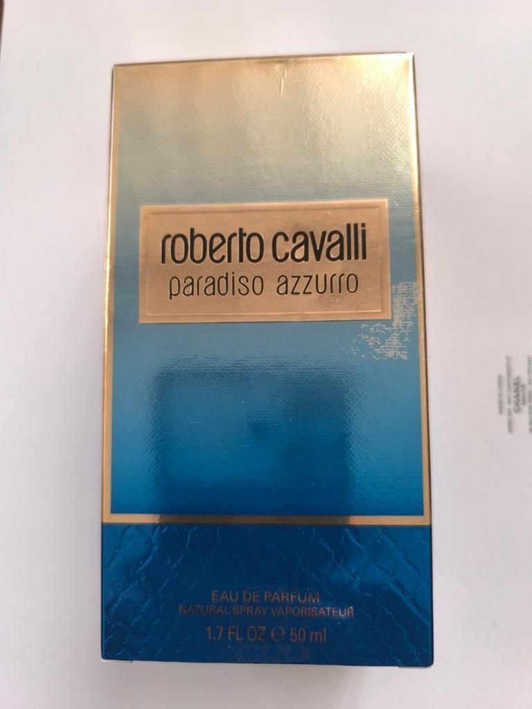 Roberto Cavalli Paradiso Azzurro Eau de Parfum 50ml, Sieraden, Tassen en Uiterlijk, Uiterlijk | Parfum, Ophalen of Verzenden, Nieuw