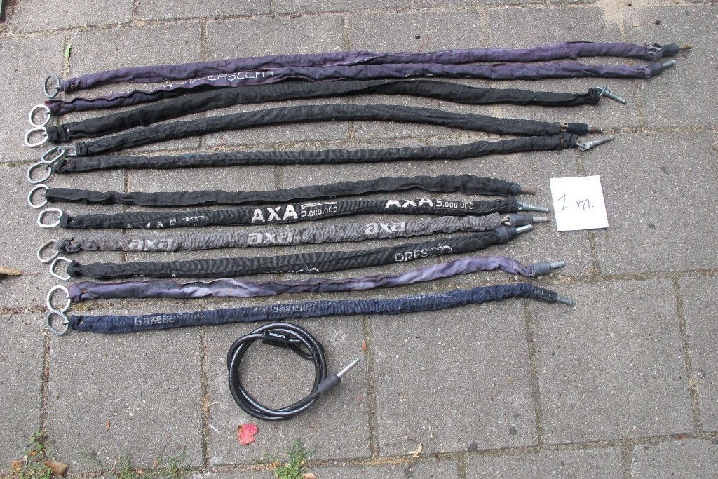 Insteekkettingen voor Axa Defender, Solid Plus en Victory, Ophalen of Verzenden, Gebruikt, Kettingslot