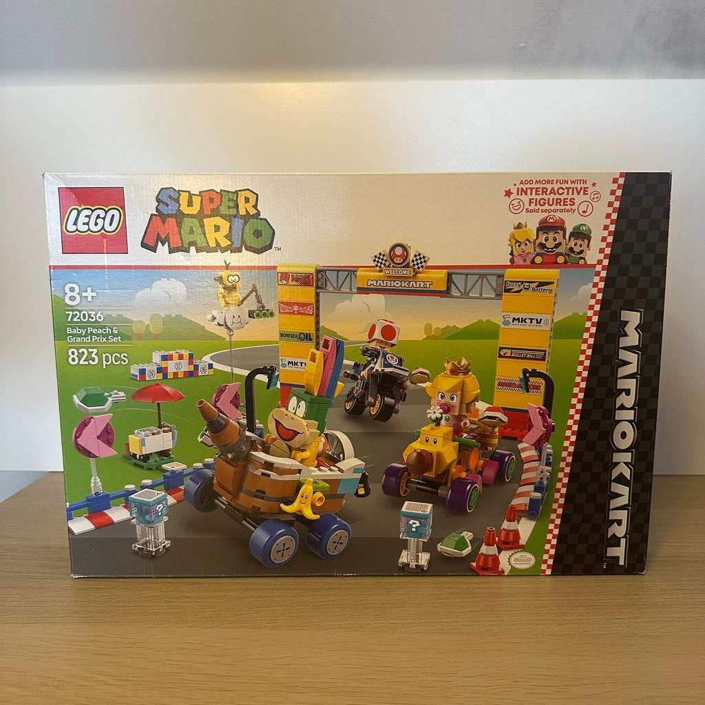 LEGO Super Mario 72036 Baby Peach & Grand Prix, Ophalen of Verzenden, Zo goed als nieuw