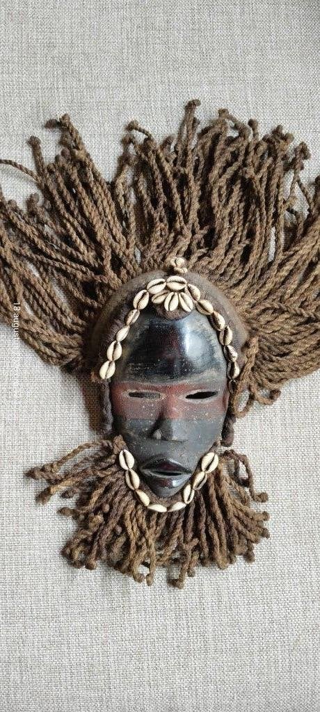 Oud Dan-Masker (Ivoorkust of Liberia)., Antiek en Kunst, Ophalen of Verzenden