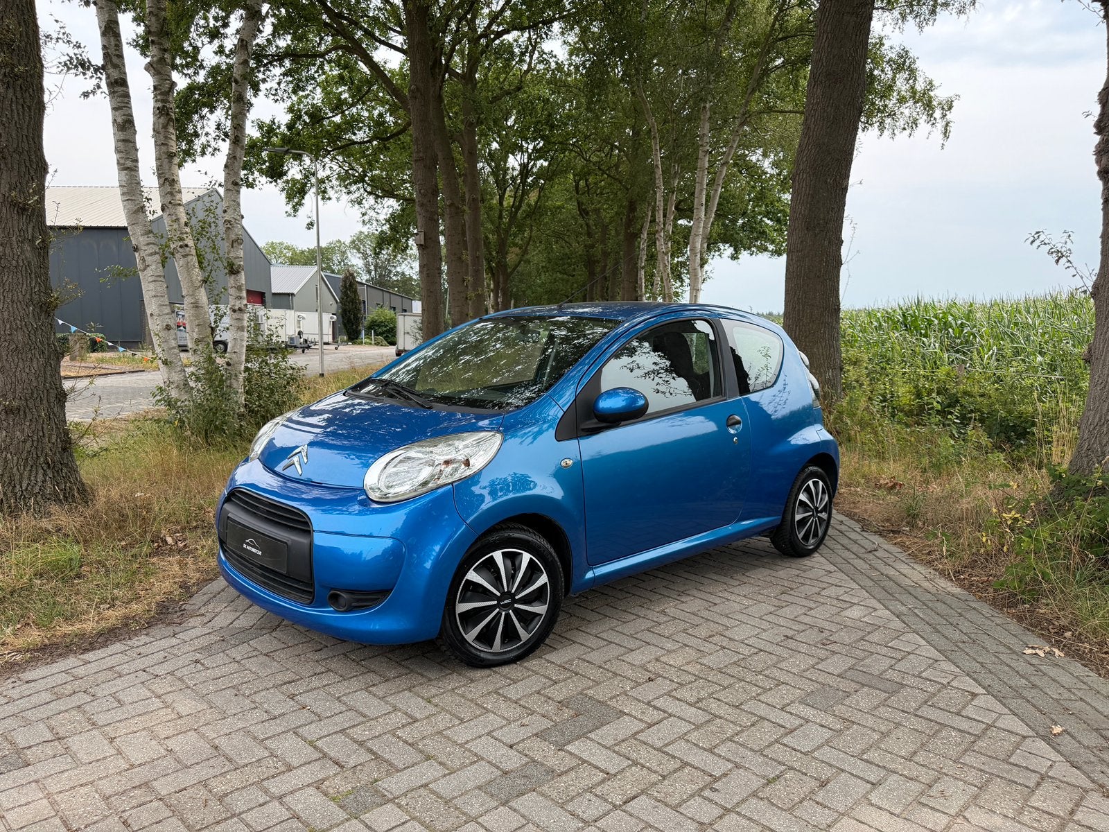 Citroen C1 1.0 2011 3DRS Blauw Airco/elek ramen/centraleverg, Voorwielaandrijving, Stof, Zwart, C1