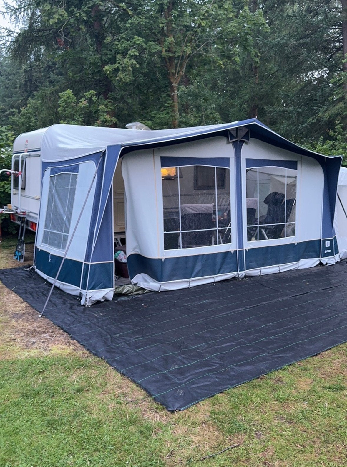 Walker esprit voortent nette staat! Met uitbouw, Ophalen, Zo goed als nieuw, Walker Campingstyle