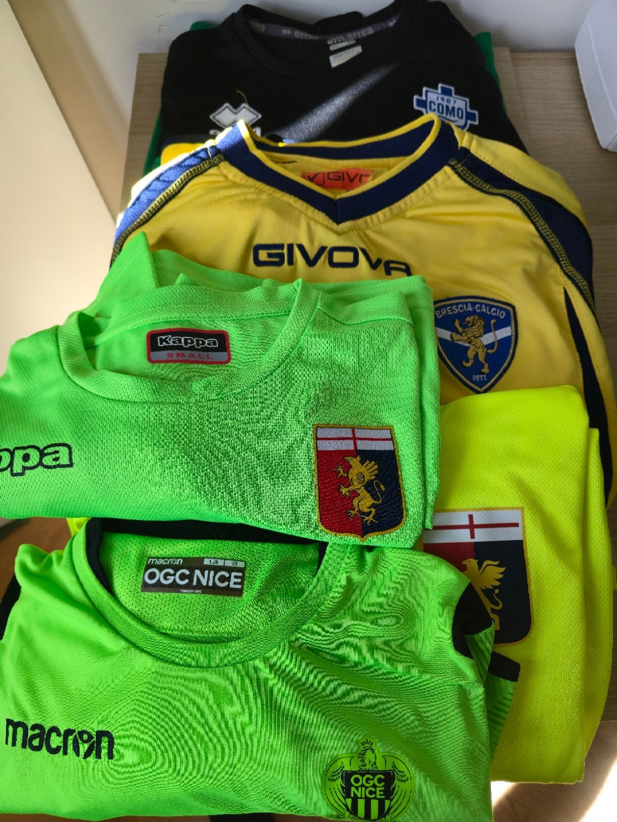 Grote collectie keeperskleding (shirts en broeken), Sport en Fitness, Maat S, Ophalen of Verzenden, Zo goed als nieuw, Trainingspak