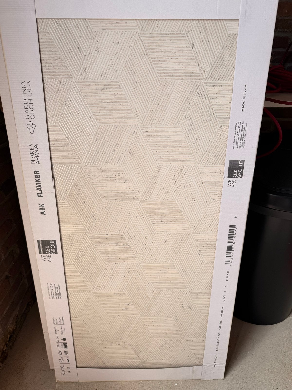 Italiaanse decoratieve tegels - 4 stuks (120x60cm), Ophalen, 60 cm of meer, Nieuw, Minder dan 5 m²