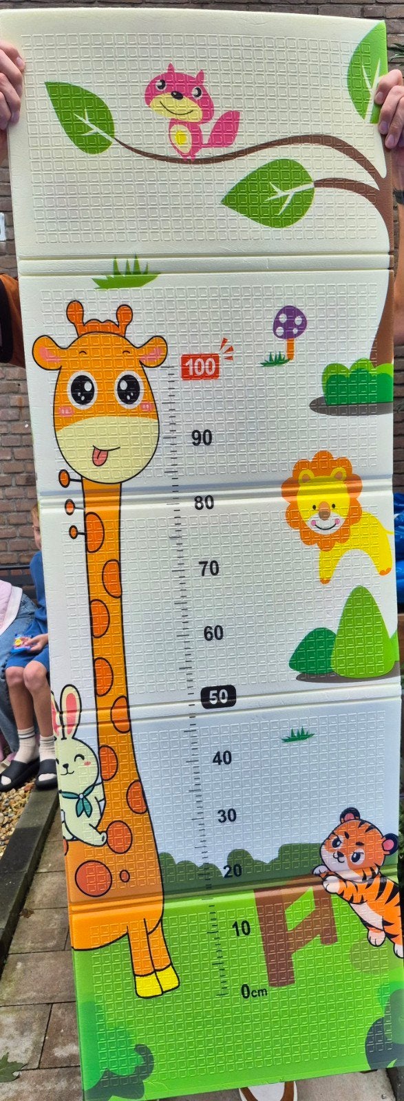 Groot rechthoekig kinder speelkleed - makkelijk afneembaar, Ophalen, Gebruikt
