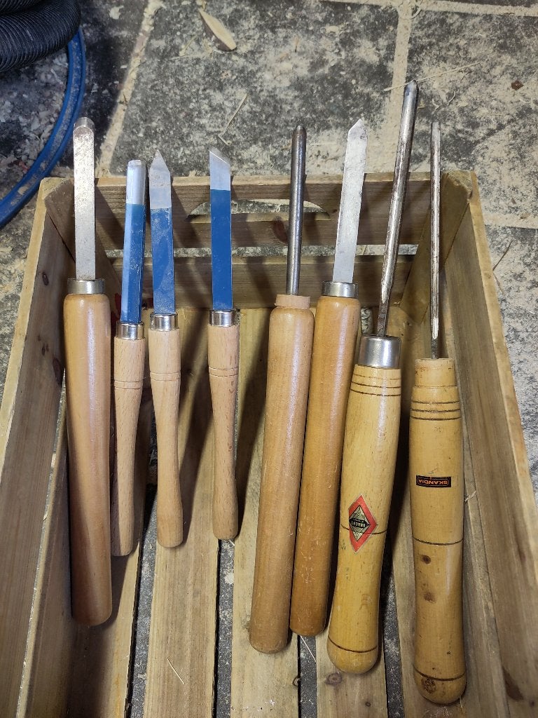 Diverse Houtdraaibeitels, Doe-het-zelf en Verbouw, Ophalen of Verzenden, Gebruikt