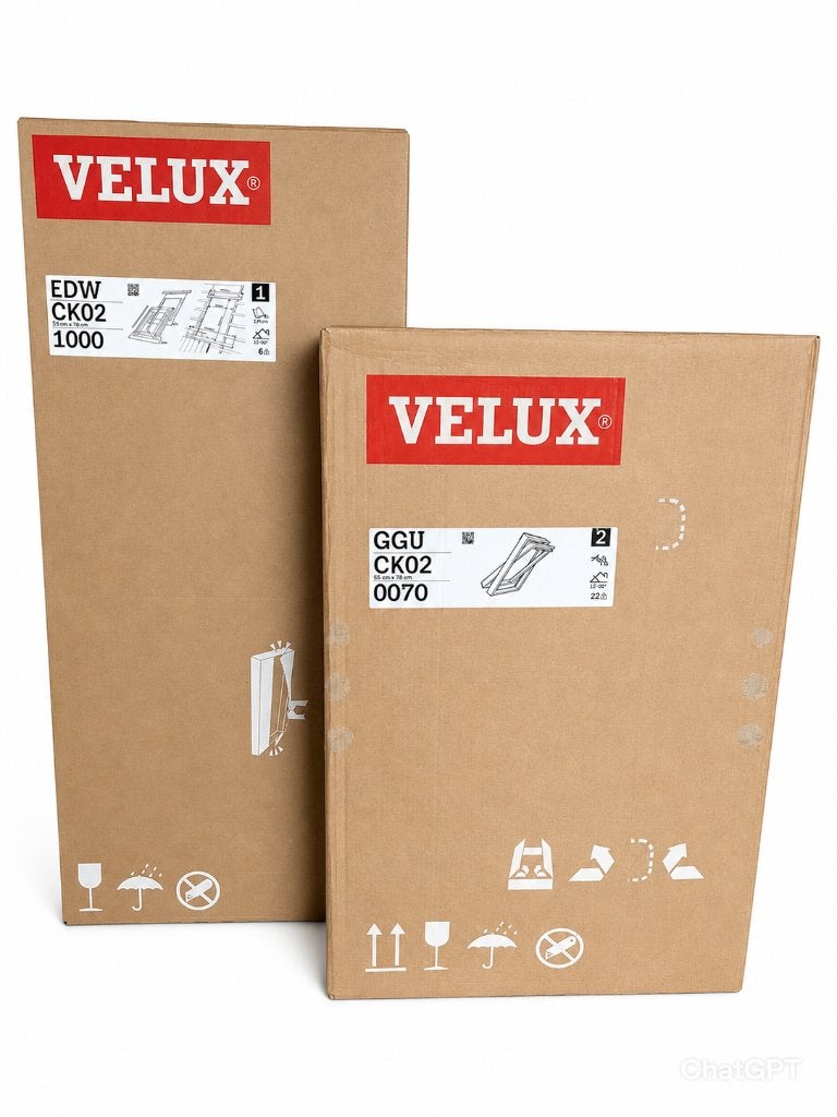 Velux GGU CK02 0070 kunststof 55 x 78 incl. Gootstukken, Doe-het-zelf en Verbouw, Glas en Ramen, Ophalen, Minder dan 80 cm, Minder dan 80 cm