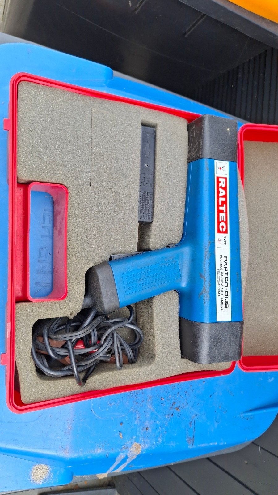 Raltec Ontstekingsafstellamp Type 134 met koffer, Ophalen of Verzenden, Gebruikt