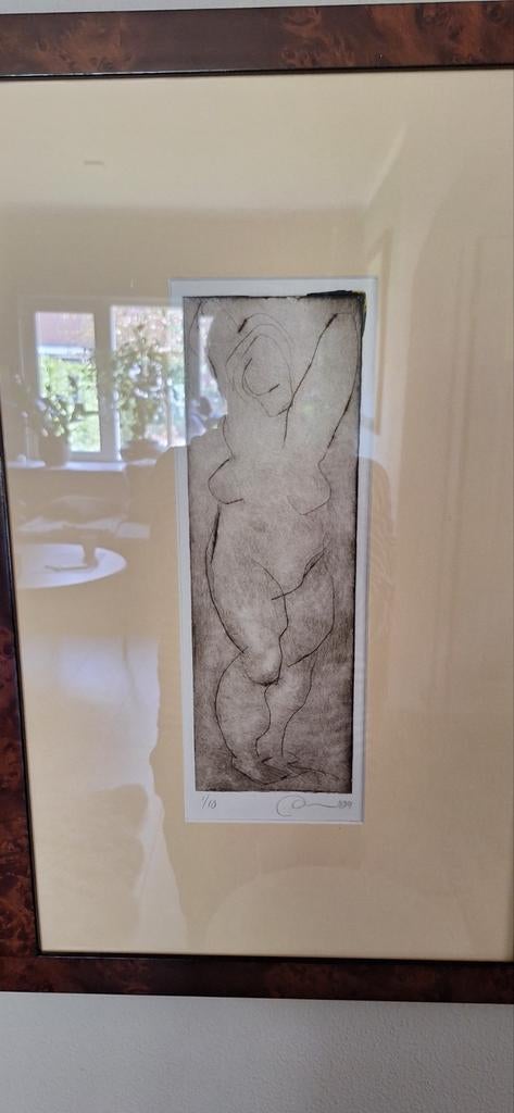 naakte vrouw, Antiek en Kunst, Ophalen of Verzenden